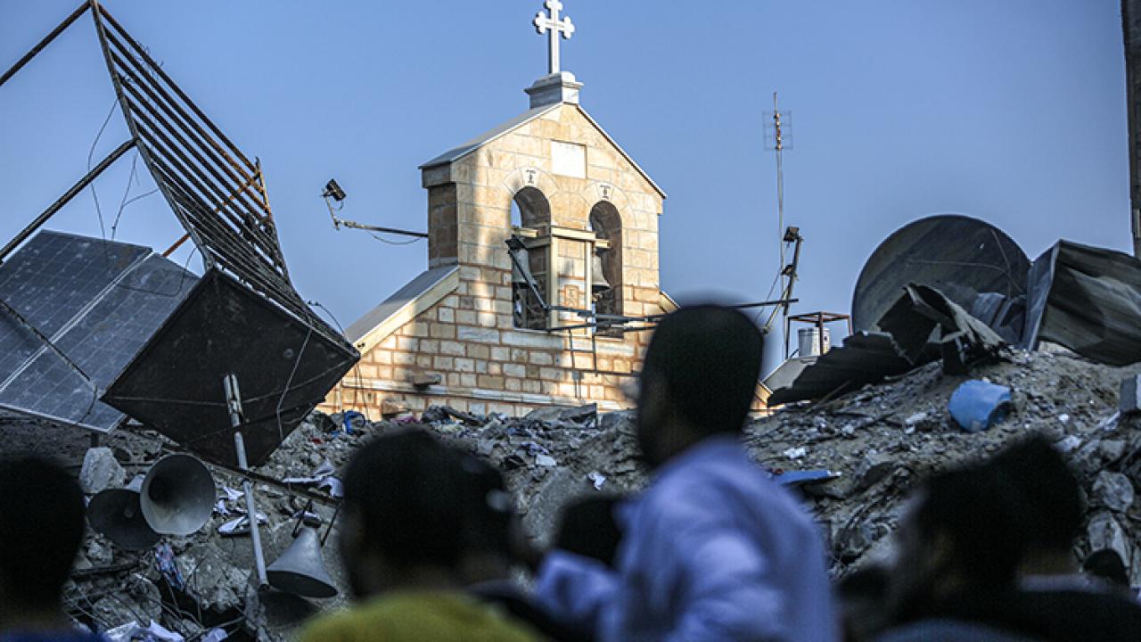 Kilise İşleri Yüksek Komitesi: Filistin’deki Hıristiyan varlığını yok eden İsrail’dir